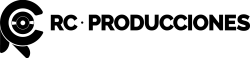 Logotipo Horizontal Negro Transaparente RC